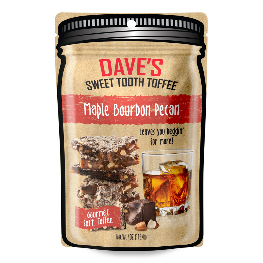 Dave's Sweet Tooth Toffee - Maple Bourbon Pecan