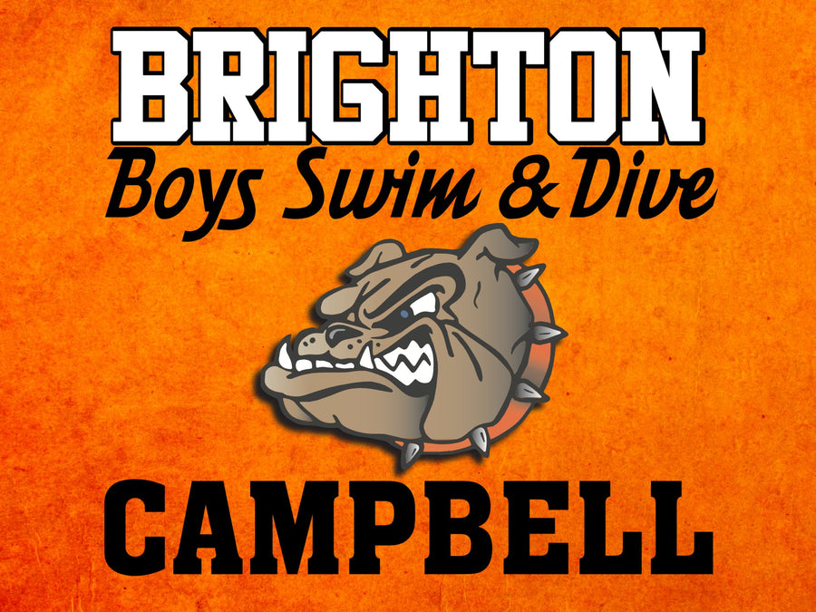 BHS Boys Swim & Dive Lawn Sign
