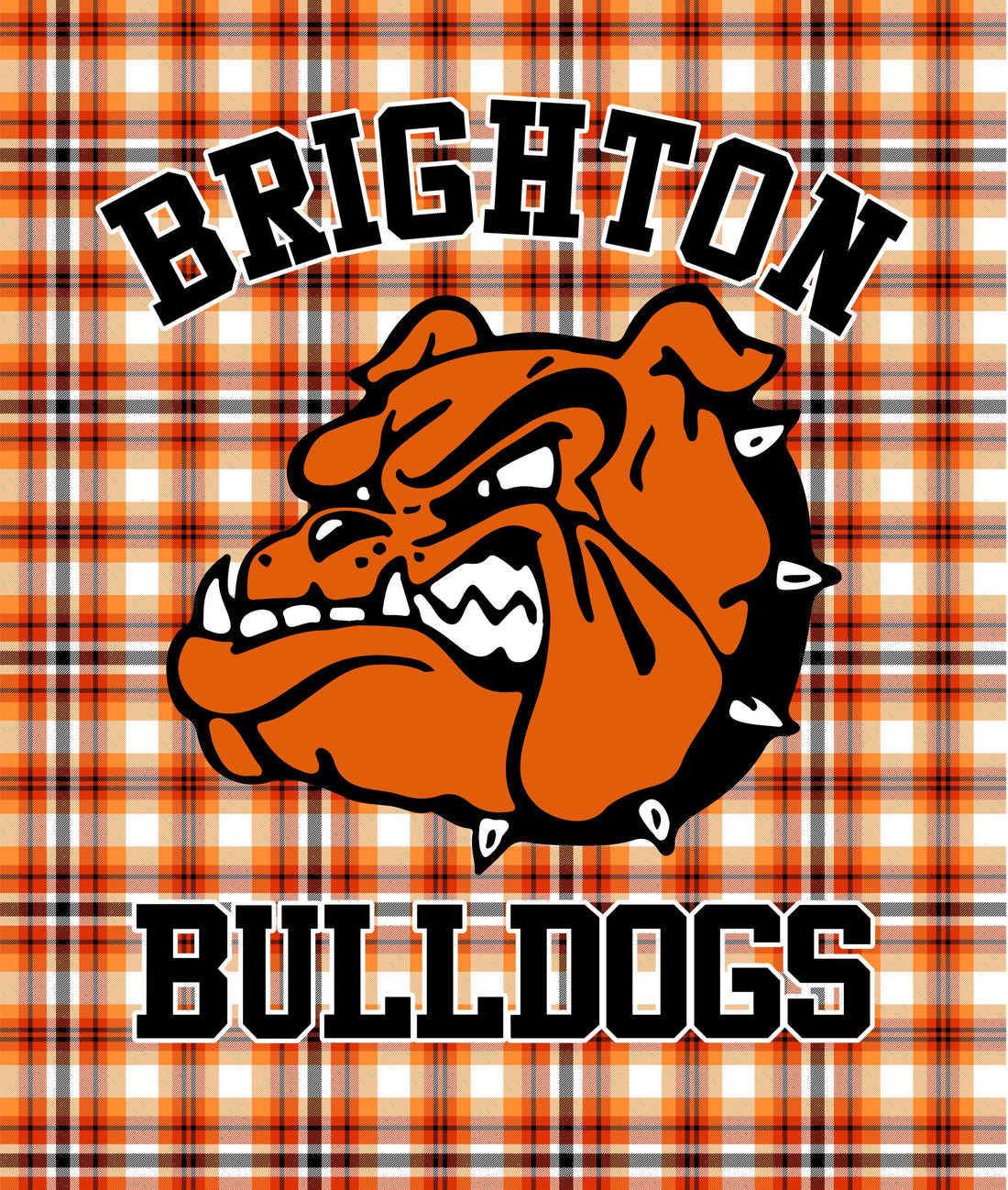 Brighton Bulldog Fleece Blanket