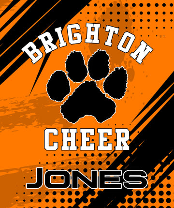 Brighton Cheer Sherpa Blanket - Personalized
