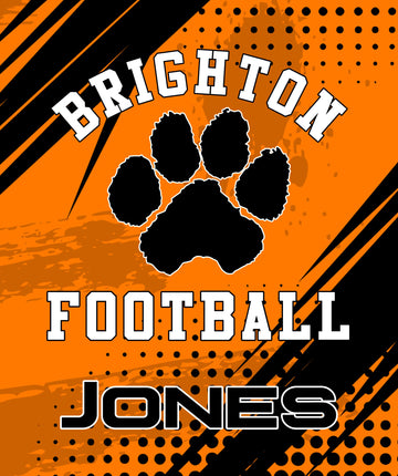 Brighton Football Sherpa Blanket - Personalized