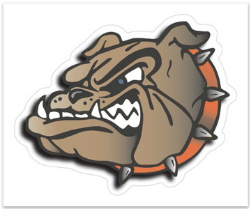 Bulldog Decal - large