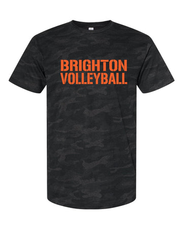 Black Camo Volleyball Short Sleeve