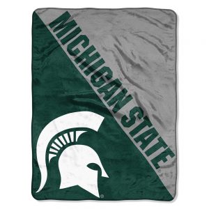 Michigan State Spartans ‘Halftone’ Micro Raschel Throw Blanket