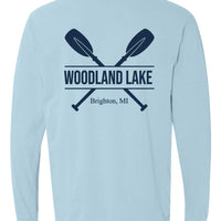 Woodland Lake Split Oars Comfort Colors Long Sleeve