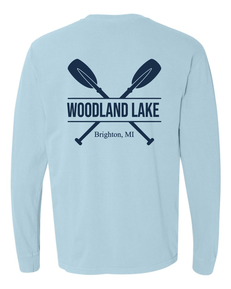 Woodland Lake Split Oars Comfort Colors Long Sleeve