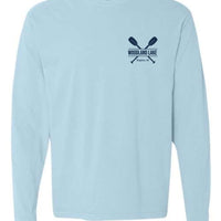 Woodland Lake Split Oars Comfort Colors Long Sleeve