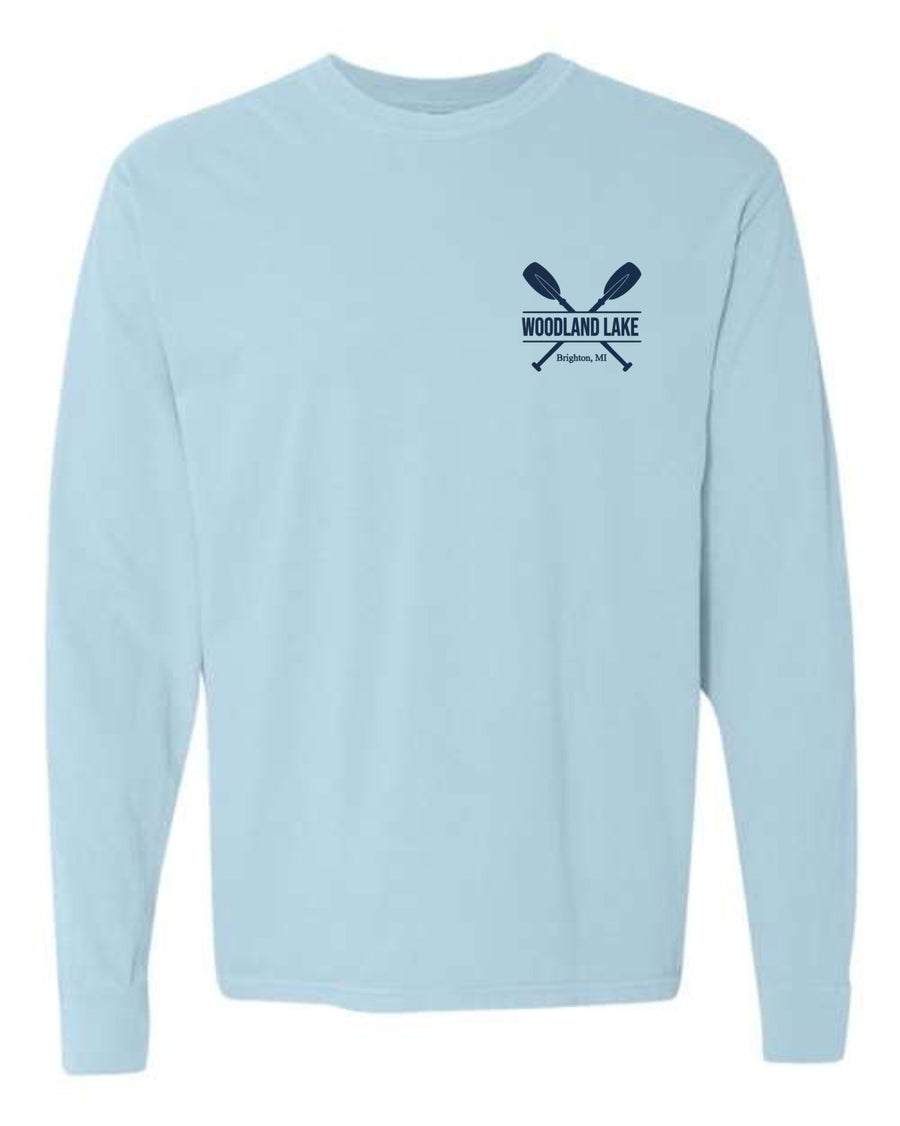 Woodland Lake Split Oars Comfort Colors Long Sleeve