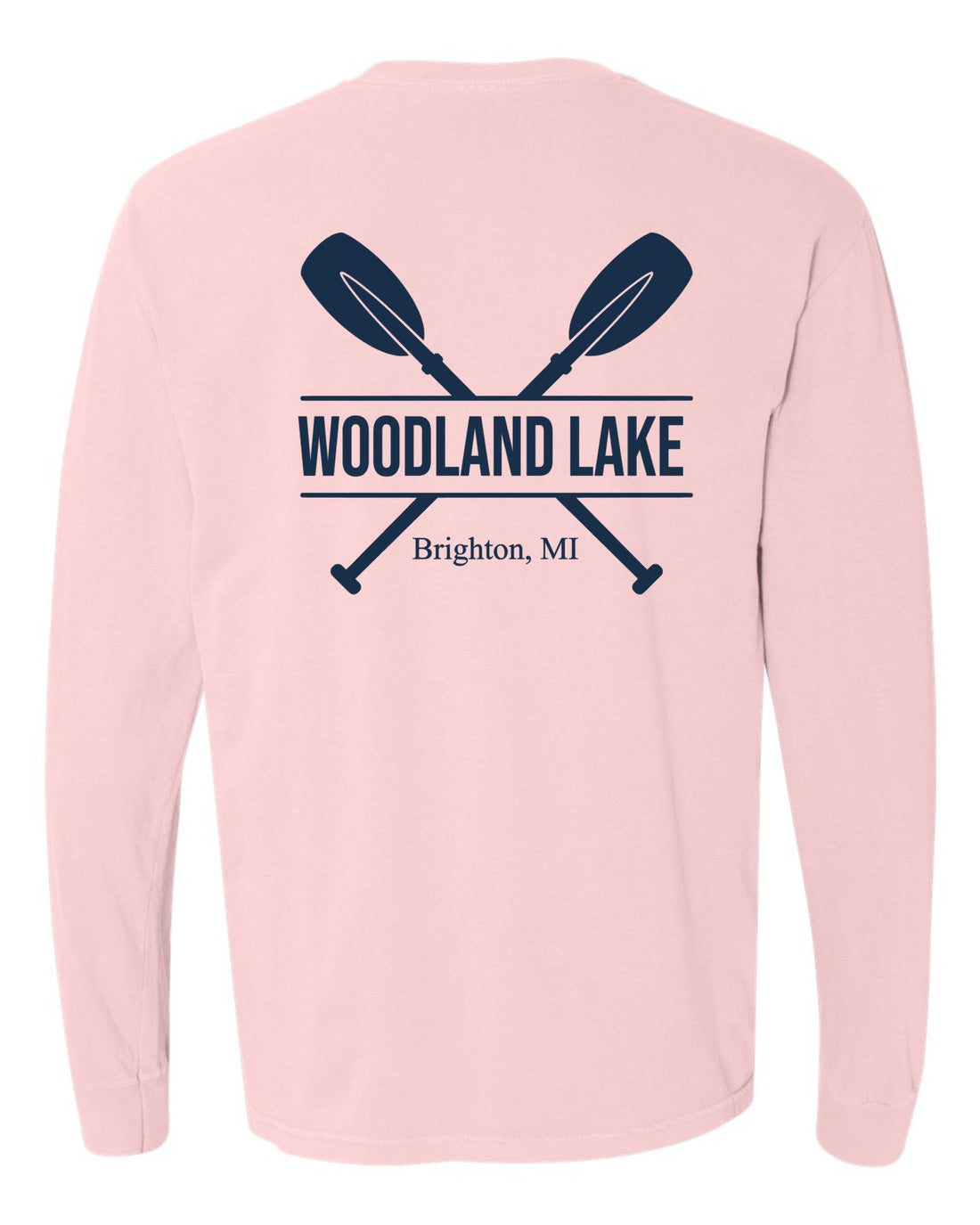 Woodland Lake Split Oars Comfort Colors Long Sleeve