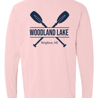 Woodland Lake Split Oars Comfort Colors Long Sleeve