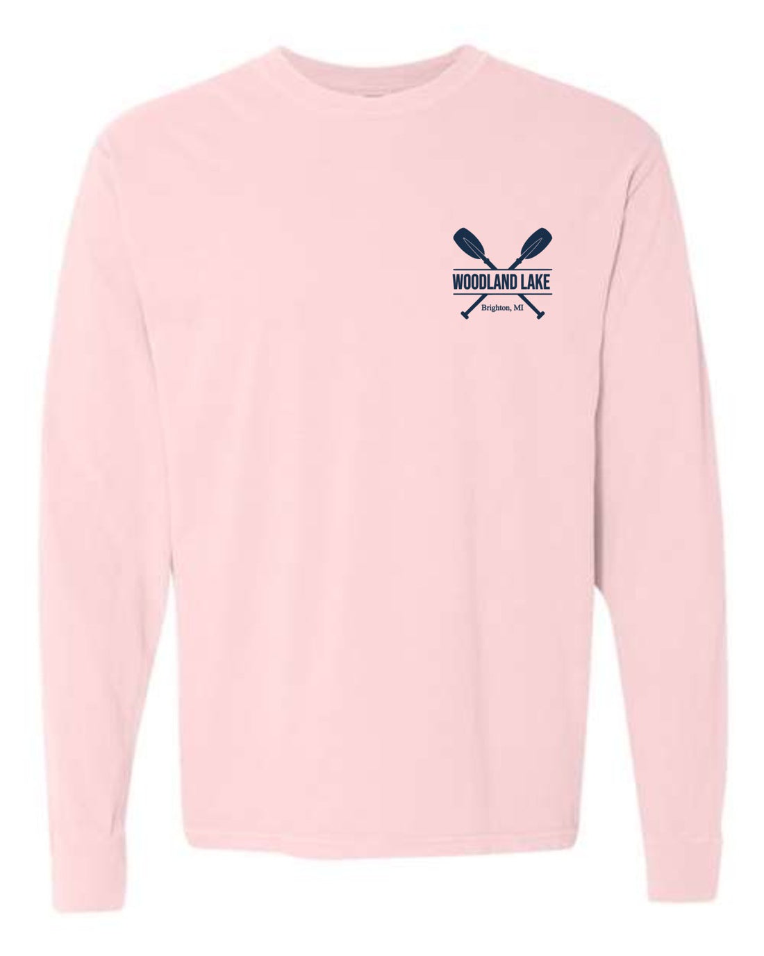 Woodland Lake Split Oars Comfort Colors Long Sleeve
