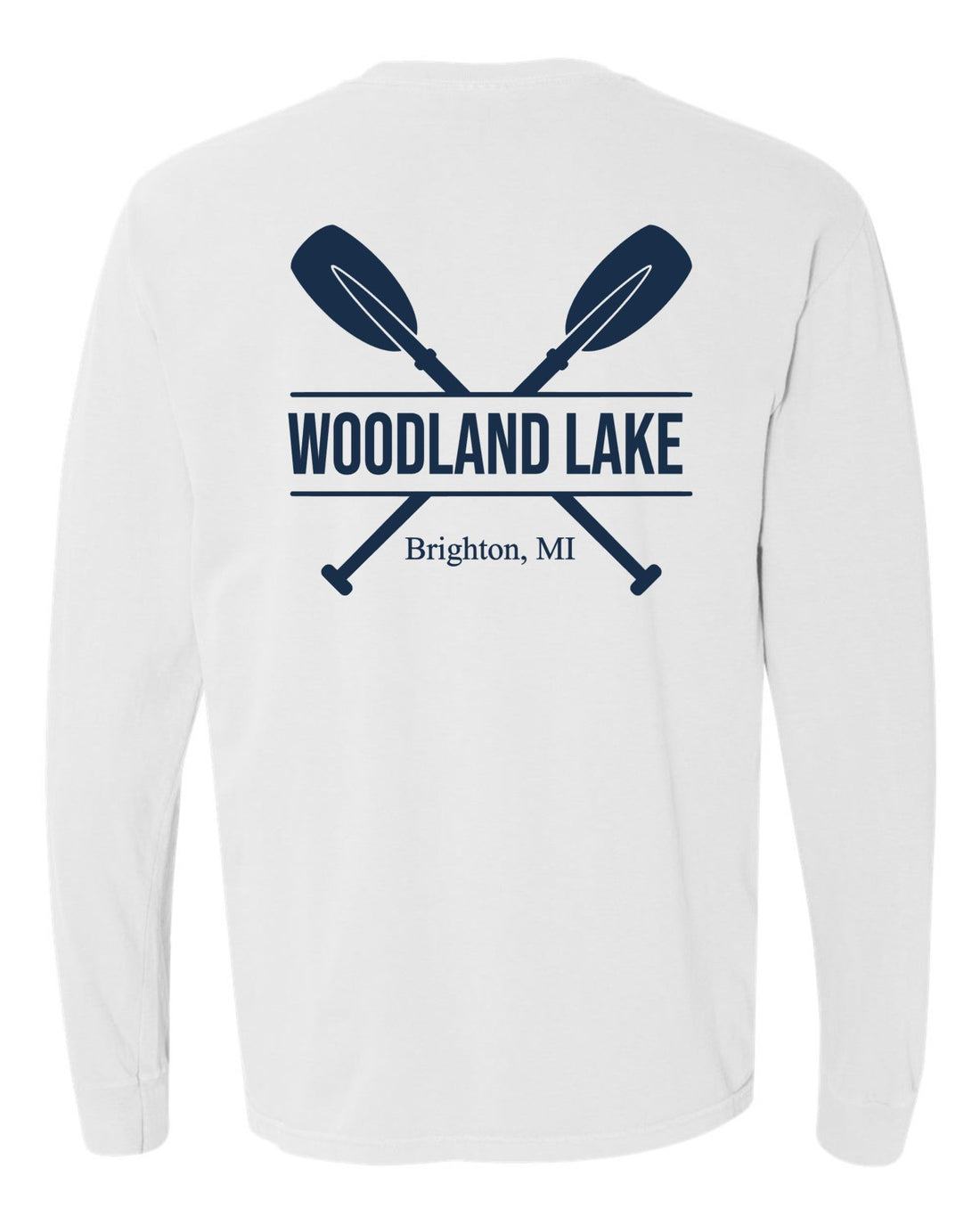 Woodland Lake Split Oars Comfort Colors Long Sleeve
