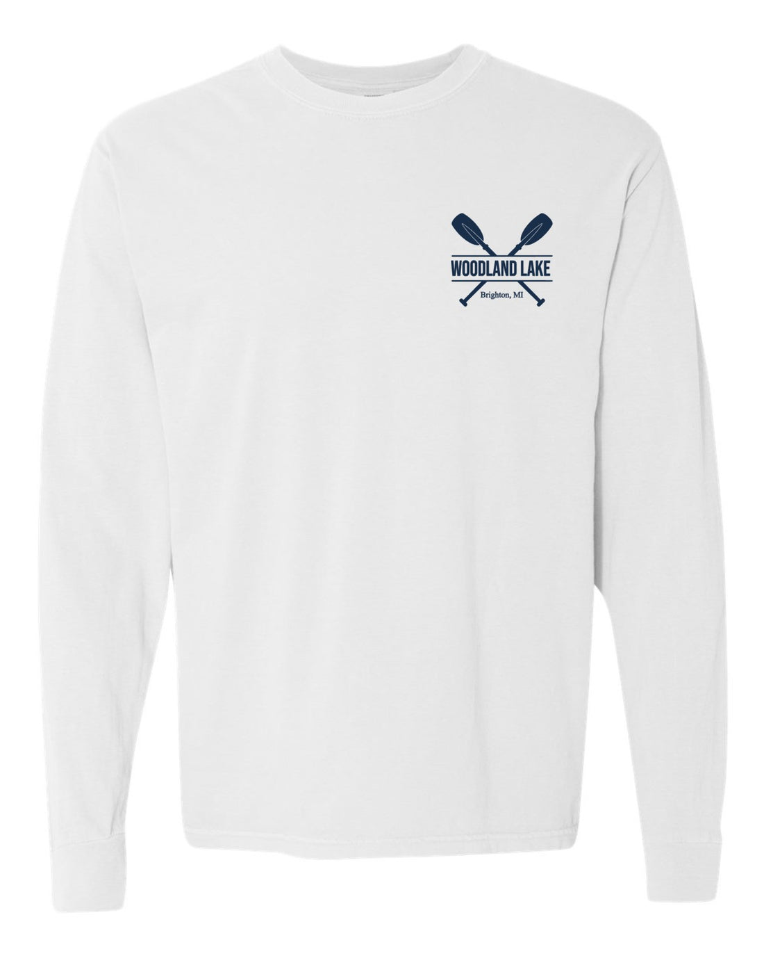 Woodland Lake Split Oars Comfort Colors Long Sleeve