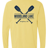 Woodland Lake Split Oars Comfort Colors Long Sleeve