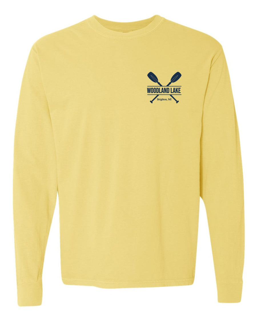 Woodland Lake Split Oars Comfort Colors Long Sleeve
