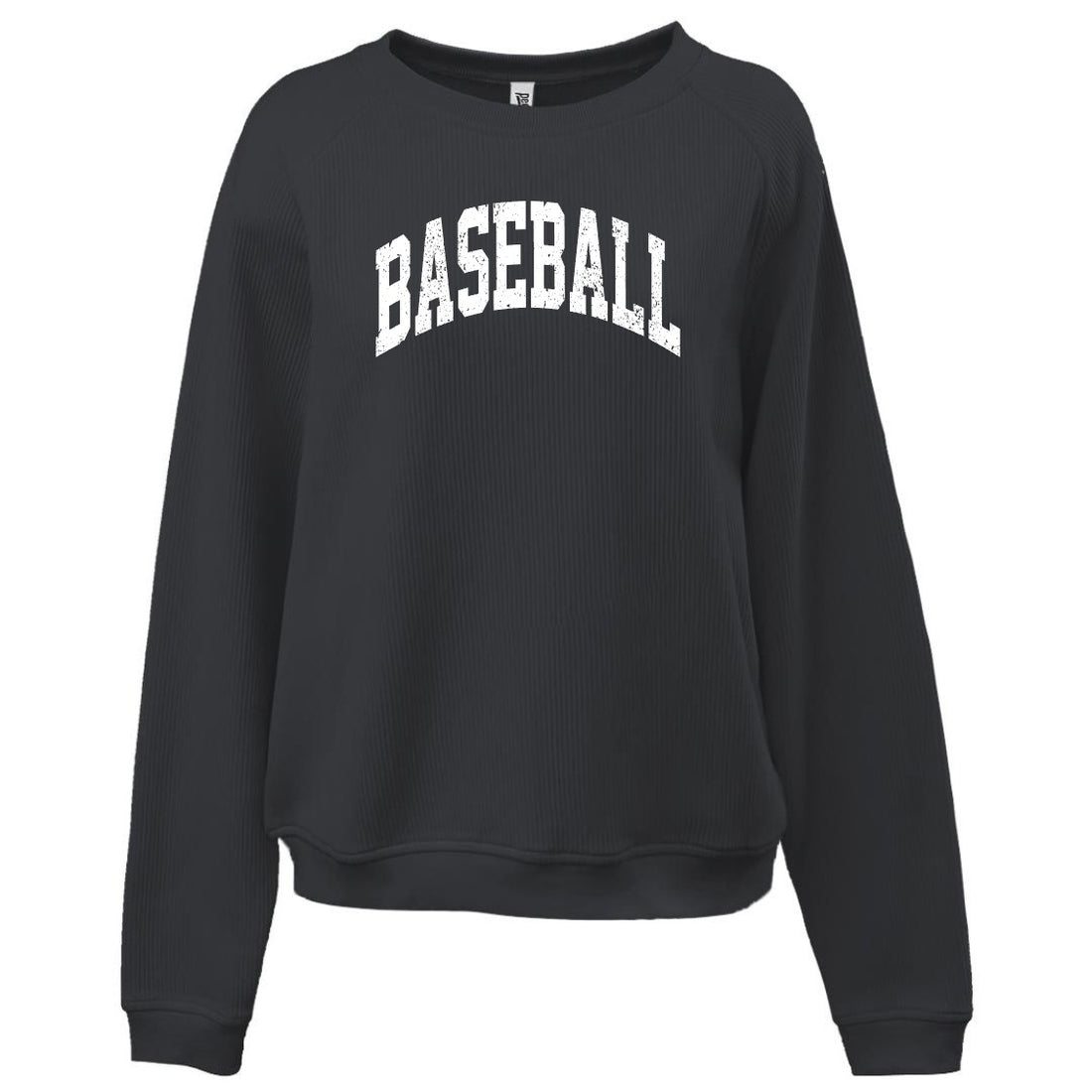 Baseball Ladies Corded Crew