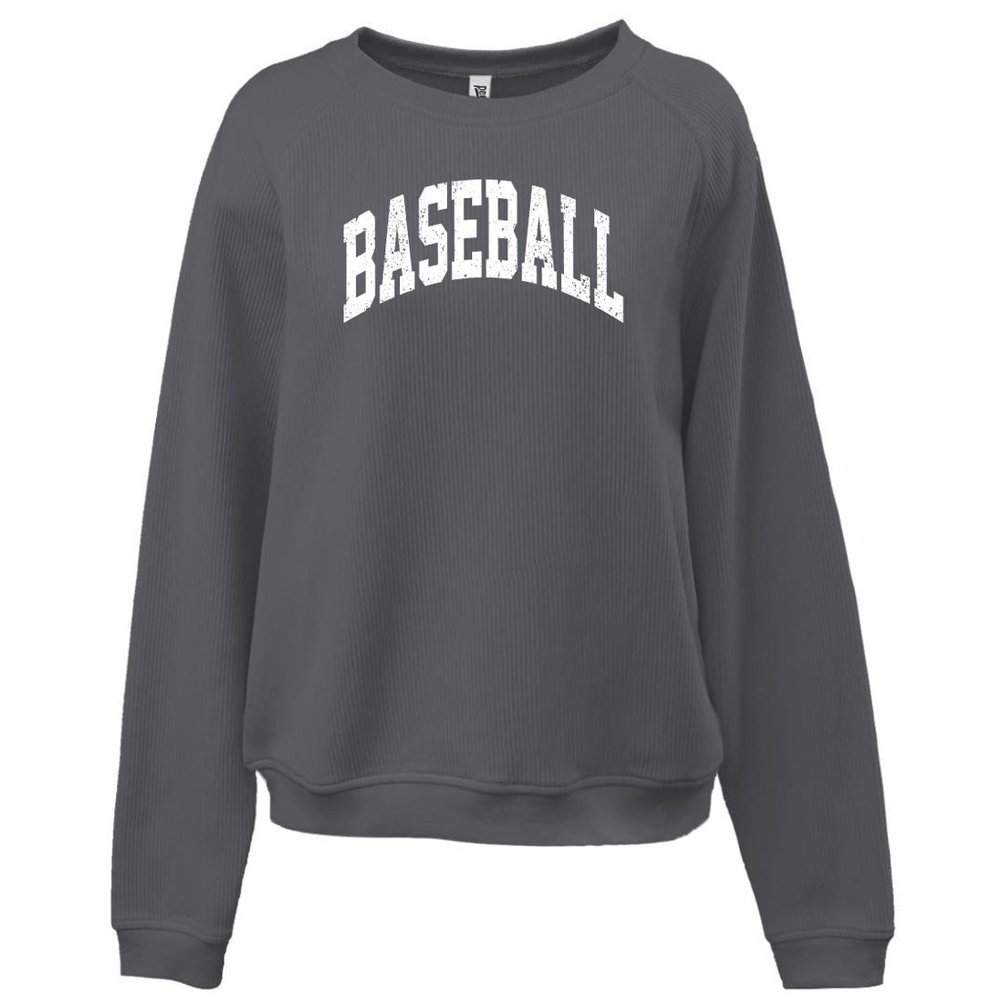 Baseball Ladies Corded Crew