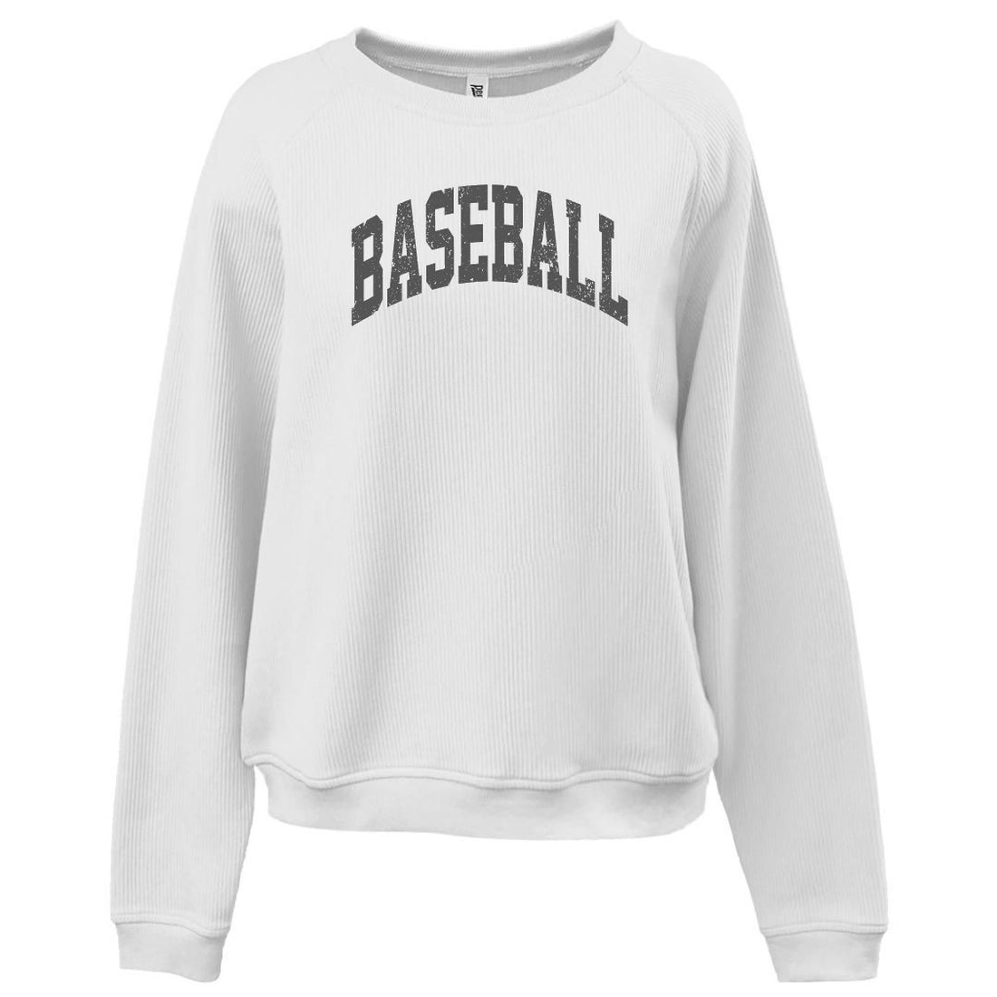 Baseball Ladies Corded Crew