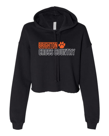 Cross Country Cropped Hoodie (Design #1)