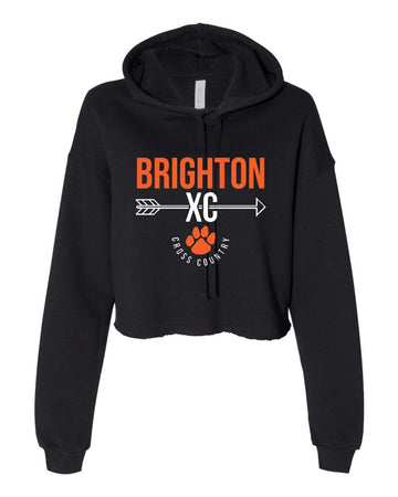 Cross Country Cropped Hoodie (Design #2)