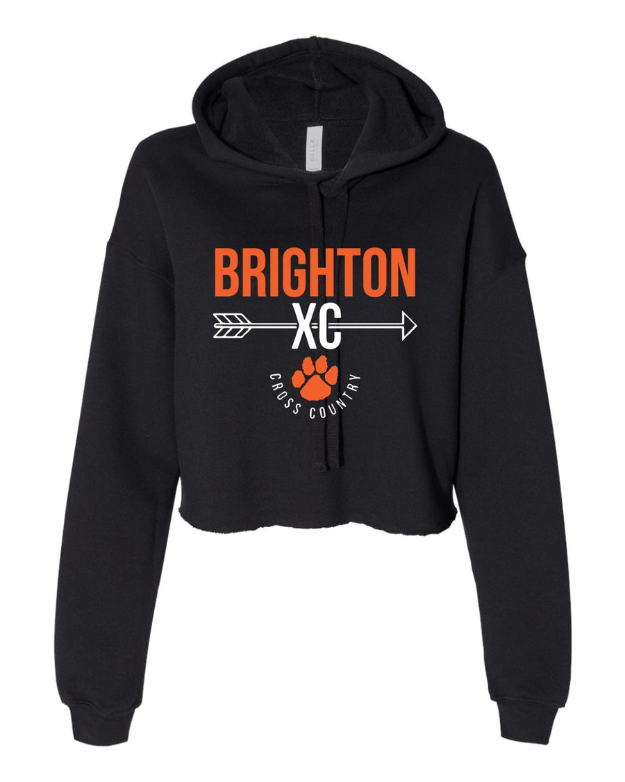 Cross Country Cropped Hoodie (Design #2)