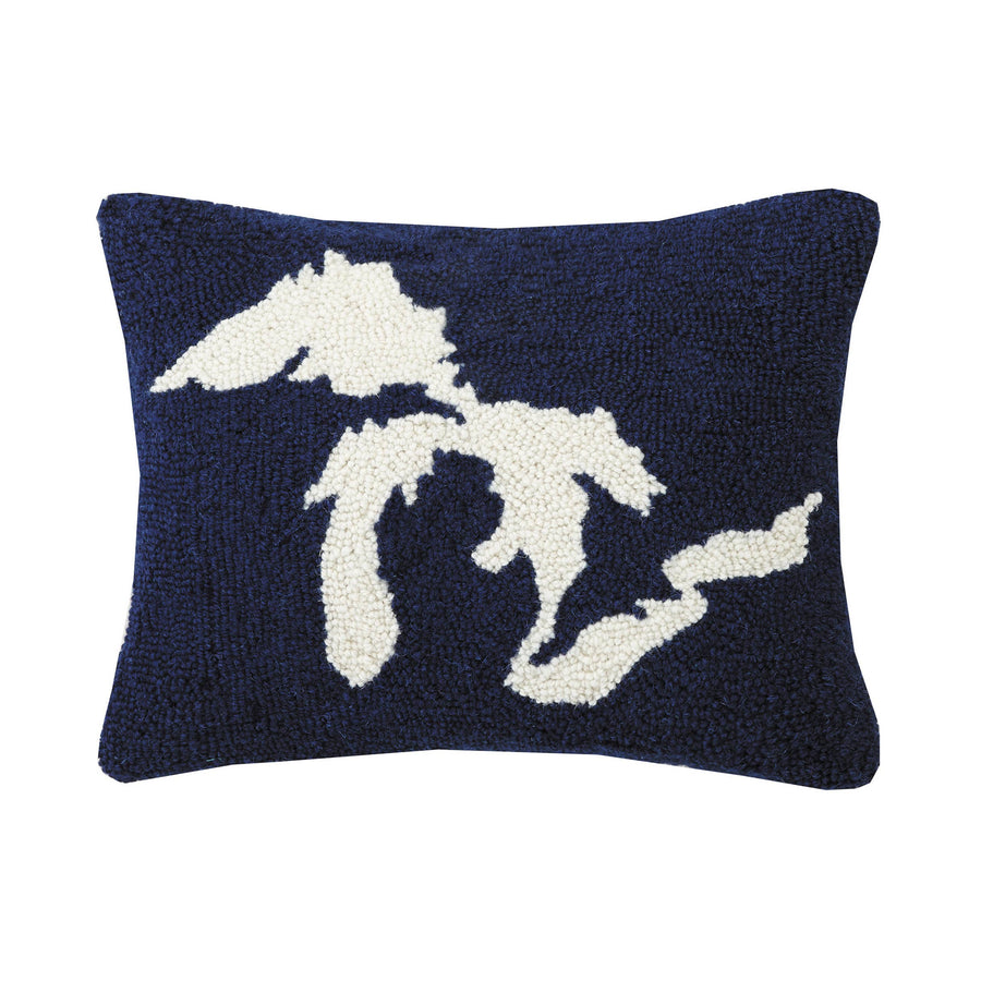 Great Lakes Hook Pillow