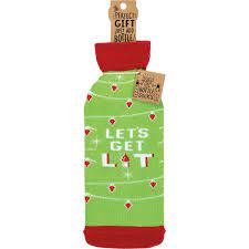 Christmas Bottle Sock