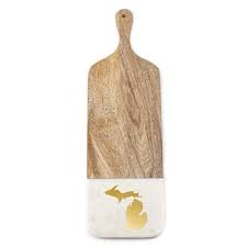 Michigan Cutting Board Marble/Wood