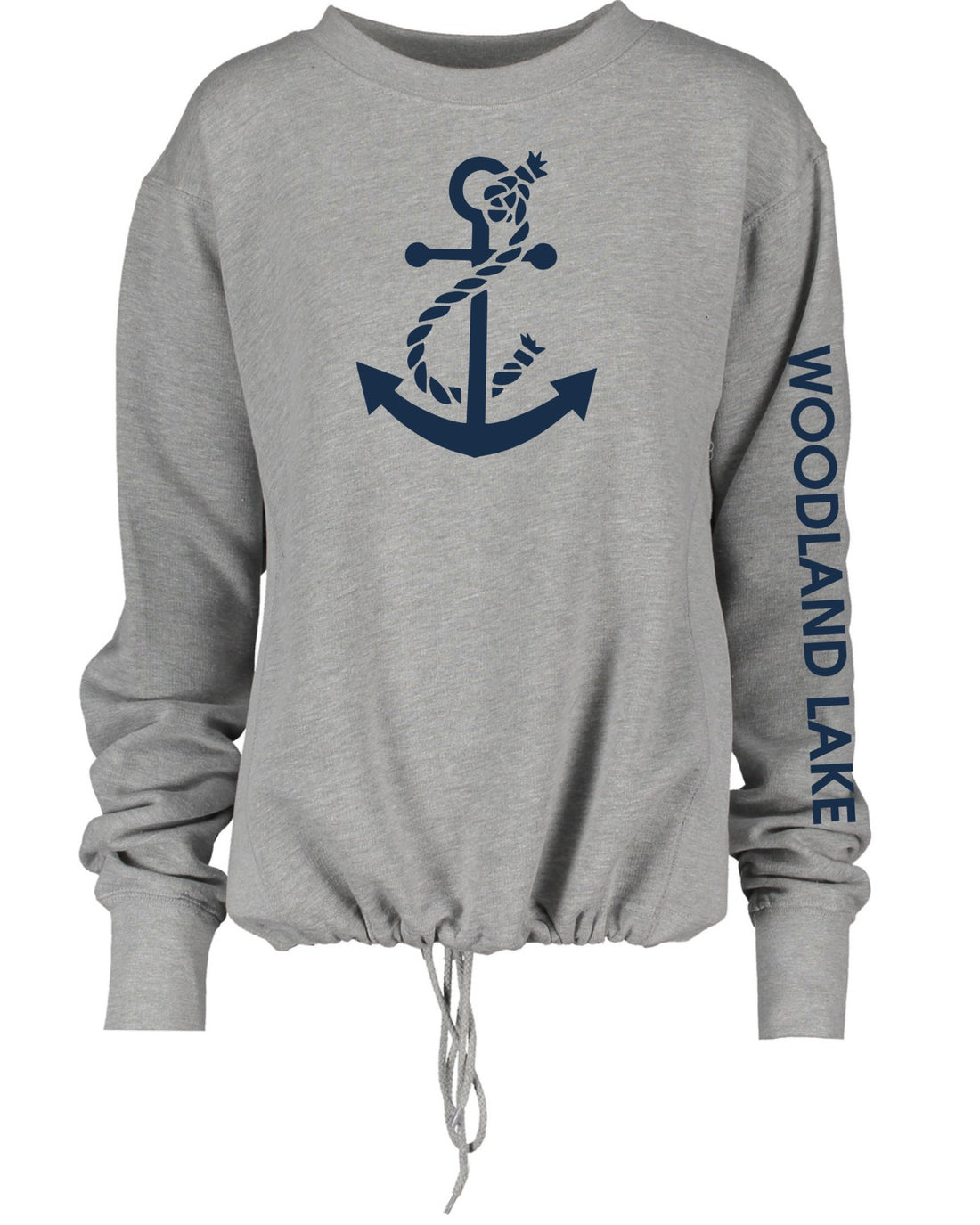 Woodland Lake Anchor Ladies Drawstring Pullover