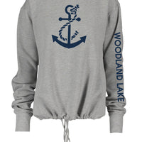 Woodland Lake Anchor Ladies Drawstring Pullover
