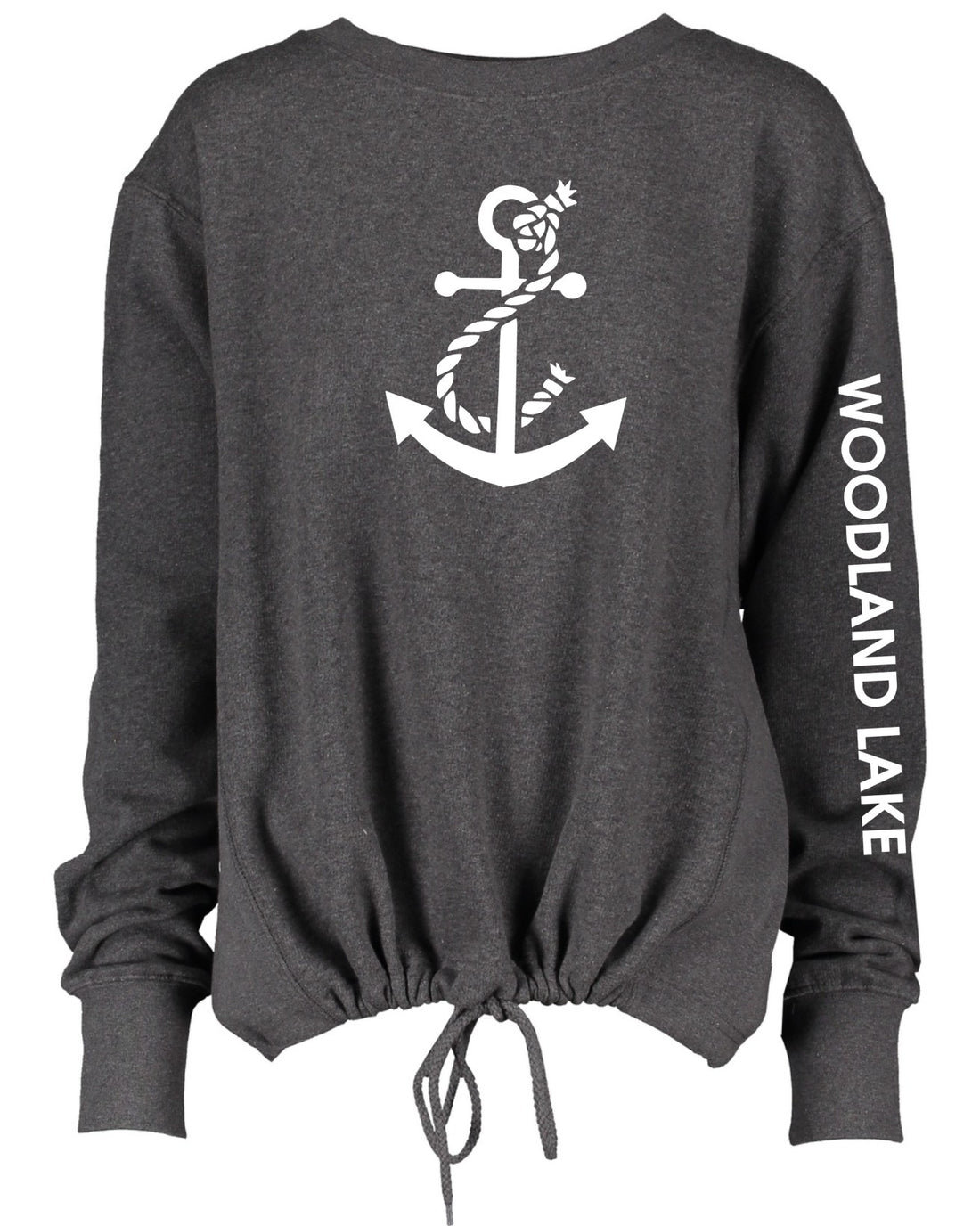 Woodland Lake Anchor Ladies Drawstring Pullover