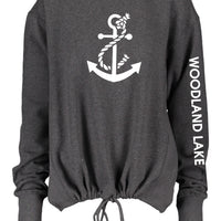 Woodland Lake Anchor Ladies Drawstring Pullover