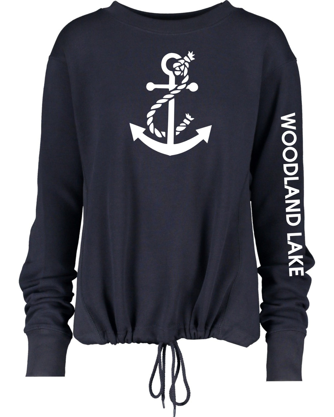 Woodland Lake Anchor Ladies Drawstring Pullover