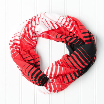 Striped T-Shirt Infinity - Red Black