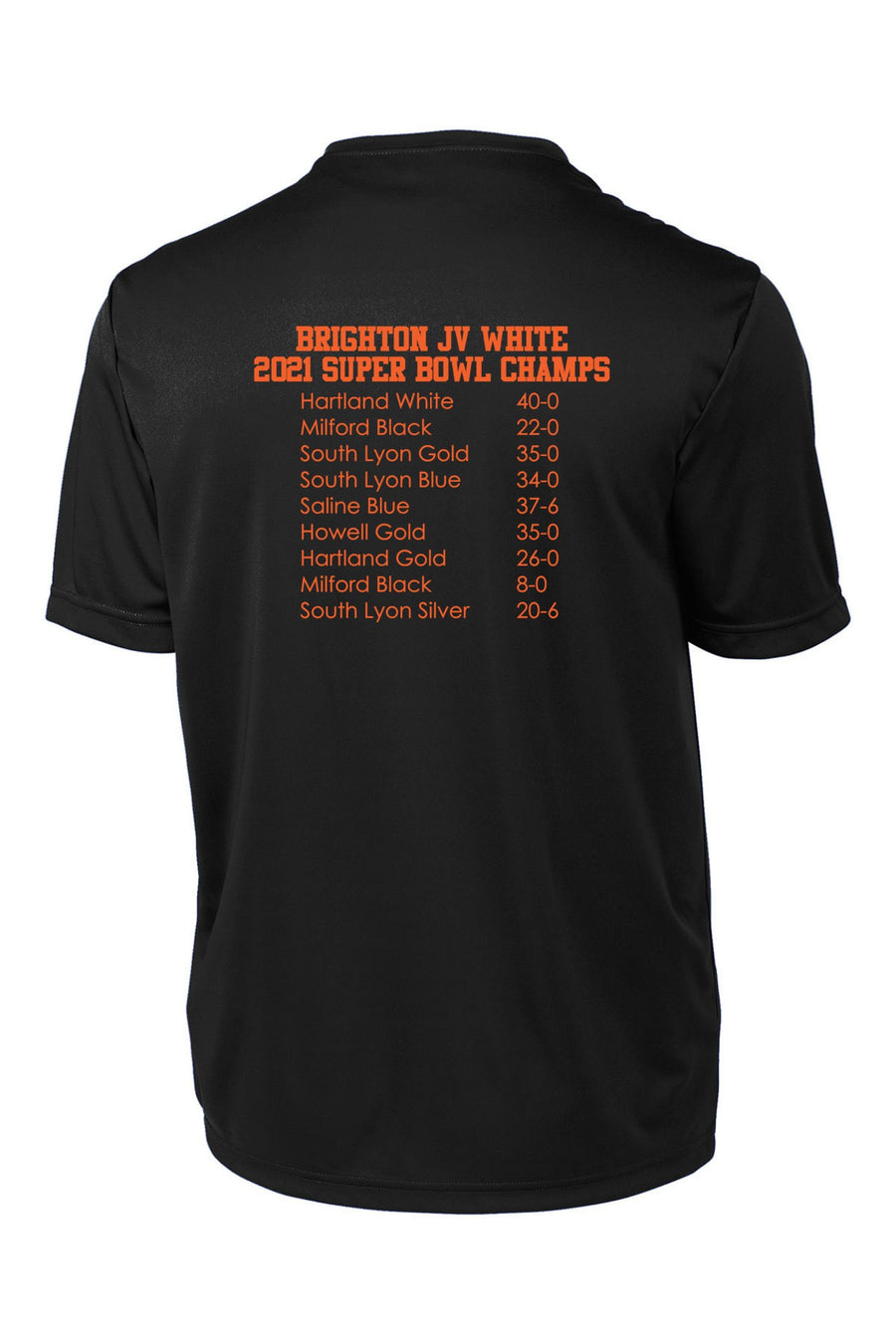 JV White Superbowl Champions Tee