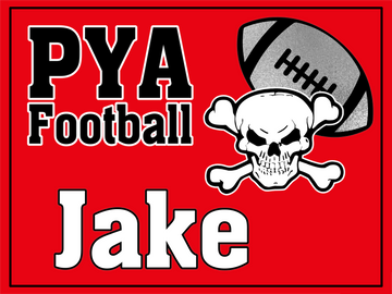PYA Football Lawn Sign