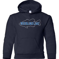 Woodland Lake Fish Hoodie
