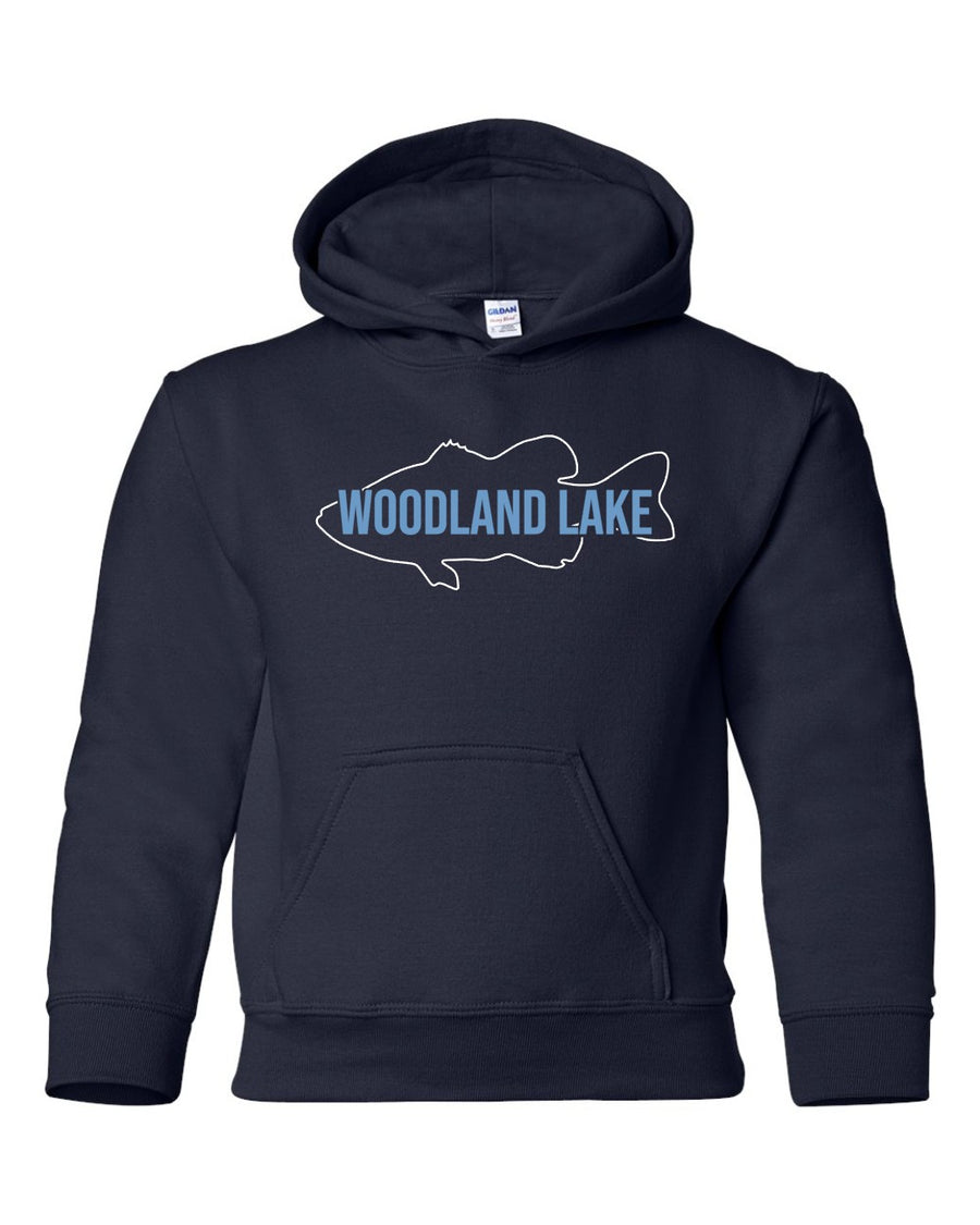 Woodland Lake Fish Hoodie