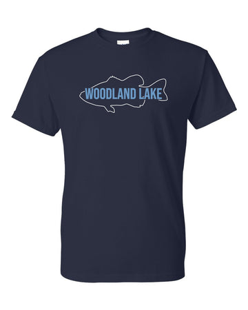 Woodland Lake Fish Tee