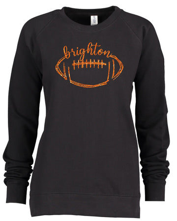Brighton Game Day Glitter Ladies Pullover Crew