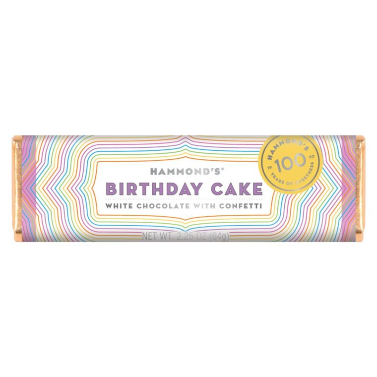Hammond's Birthday Cake Chocolate Bar