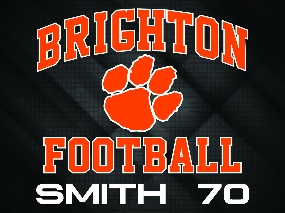 Brighton Football Lawn Sign