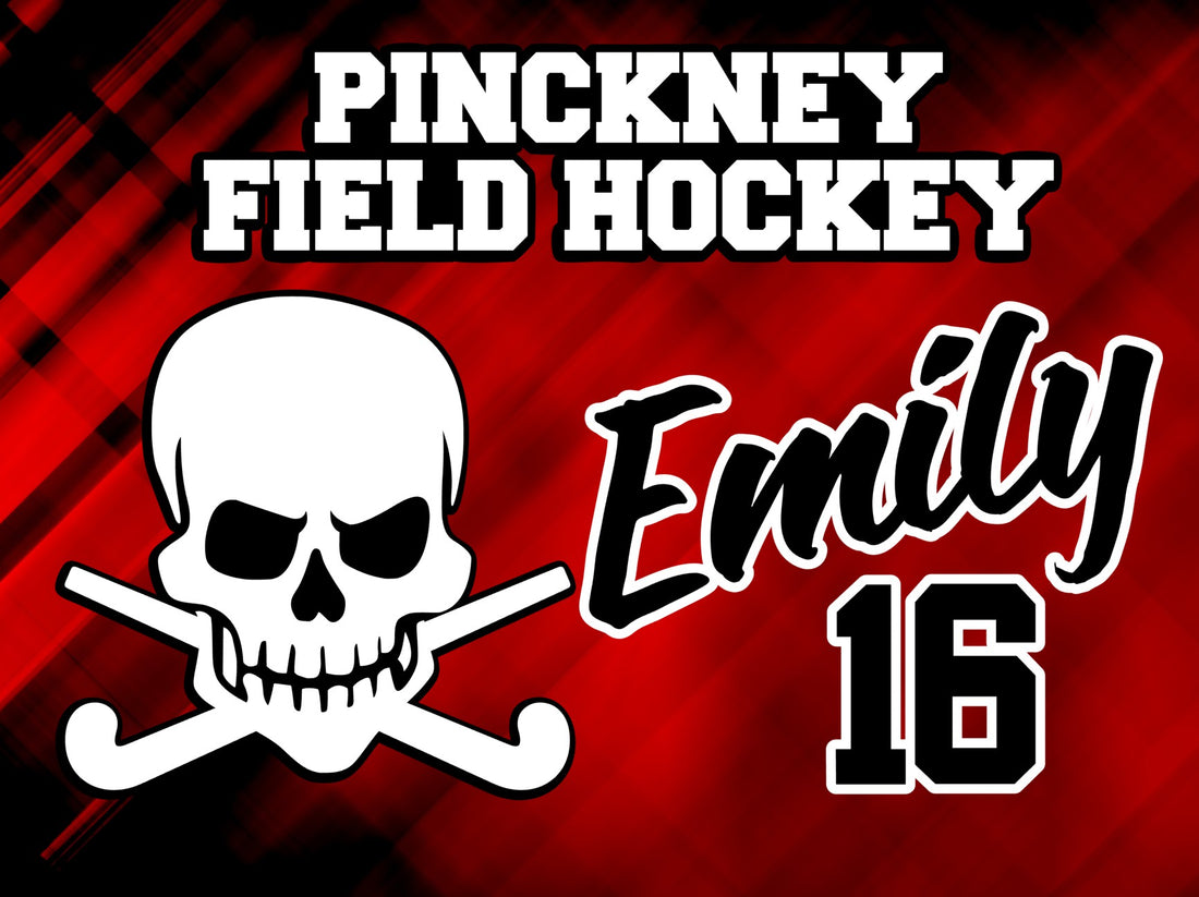 Pinckney Field Hockey Lawn Sign