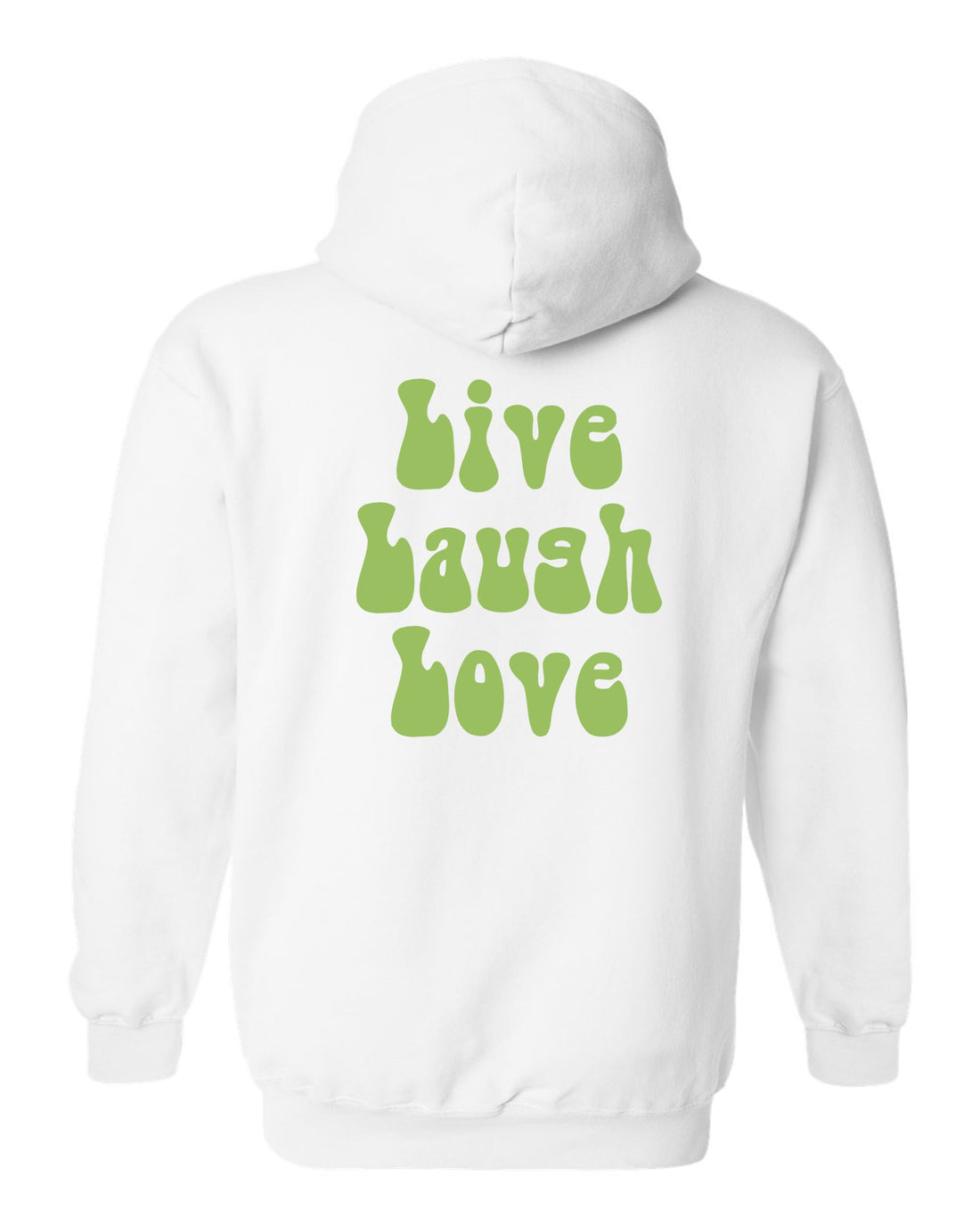 Live Laugh Love Graphic Hoodie