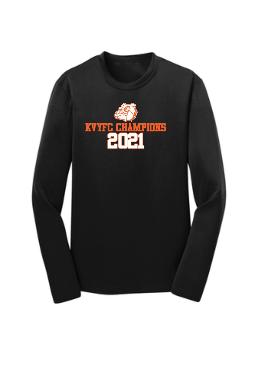 JV White Superbowl Champions Long Sleeve Tee