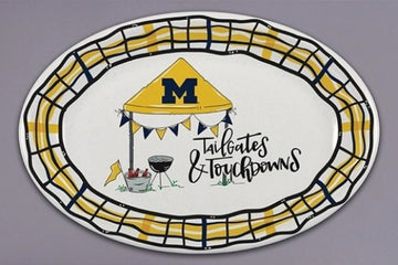 U-M Oval Platter