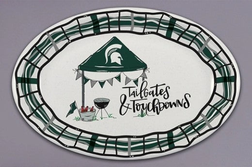 MSU Oval Platter