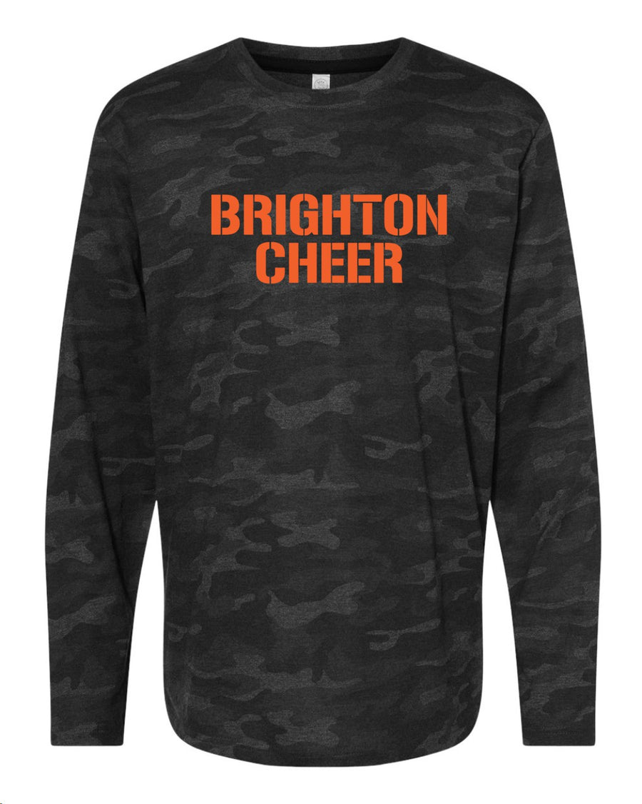 Brighton Cheer Camo Long Sleeve Tee - PRACTICE APPROVED