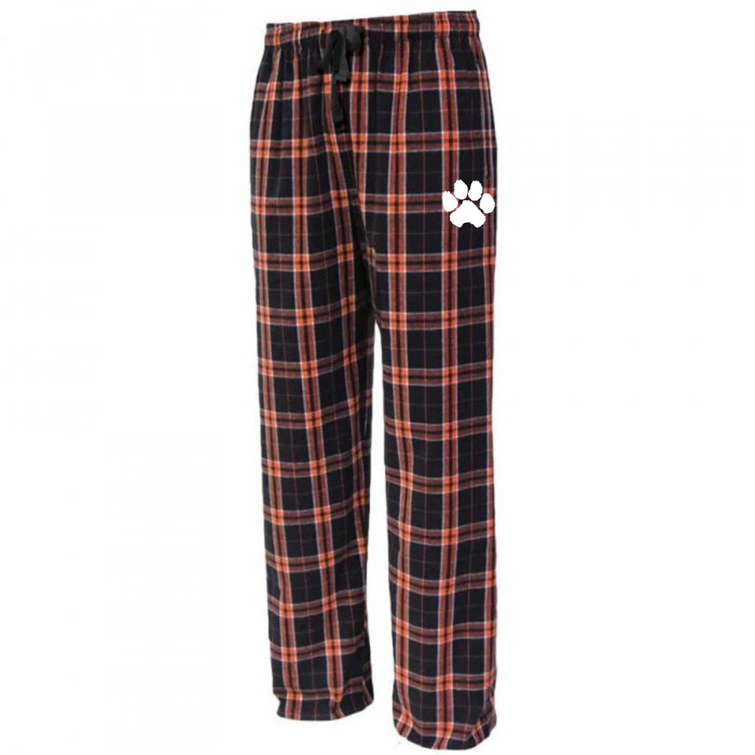 Paw Print Plaid Flannel Pant