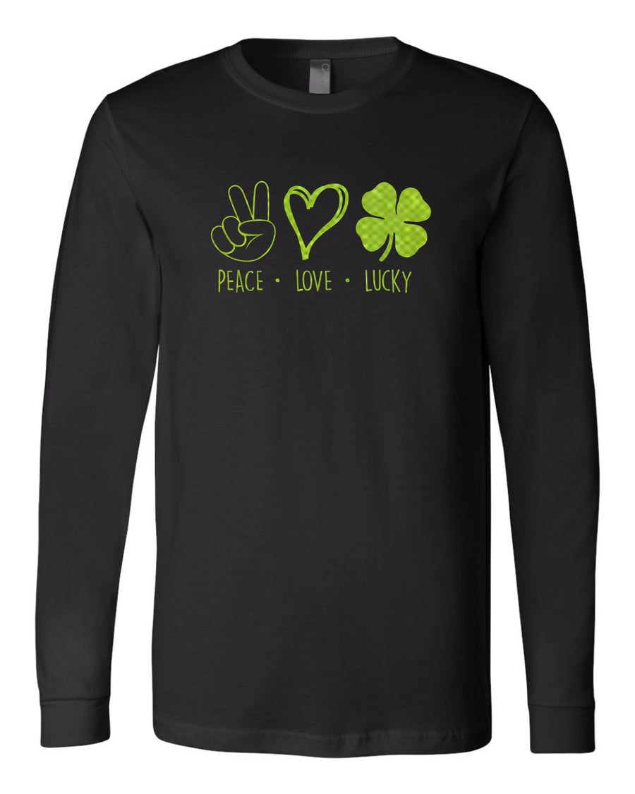 "Peace-Love-Lucky" Premium Tee